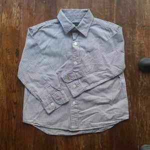 Mini boden 3-4t button up shirt
